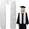 ⁦وشاح أبيض مع الطباعة حسب الطلب⁩ - الصورة ⁦2⁩