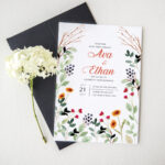 ⁦بطاقة دعوة اكرليك ابيض⁩ - الصورة ⁦3⁩