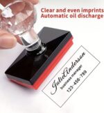 ختم  فلاش مستطيل  تحبير ذاتي مقاس   50×30 ملم