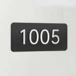 ⁦ترقيم شقق ومكاتب10 ×15سم⁩ - الصورة ⁦3⁩