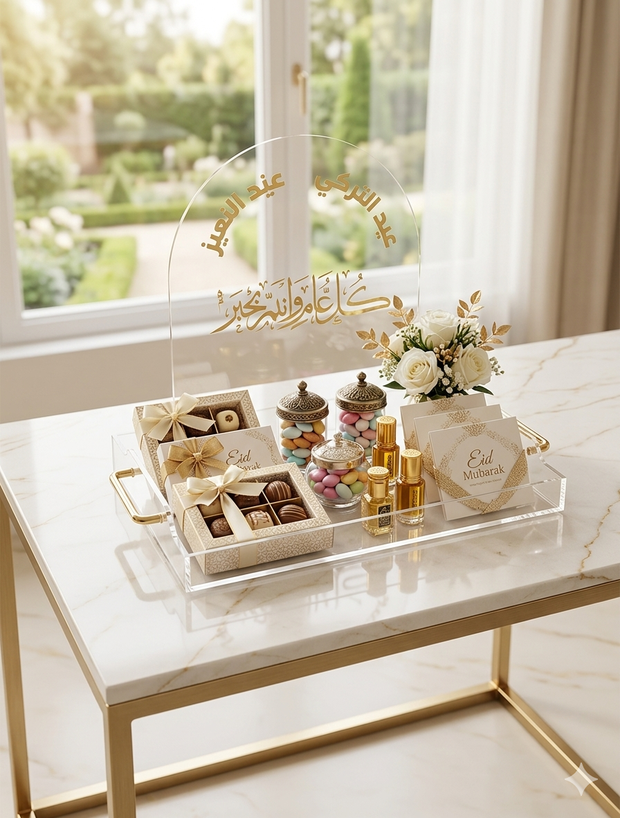 1773785732436 صينية ضيافة أكريليك ملكية 30× 40 سم #549 - الصورة 1