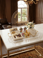 ⁦صينية ضيافة أكريليك ملكية 30× 40 سم #549⁩ - الصورة ⁦3⁩