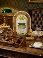 ⁦درع فاخر اكرليك بزخارف فاخرة كبير#102⁩ - الصورة ⁦2⁩