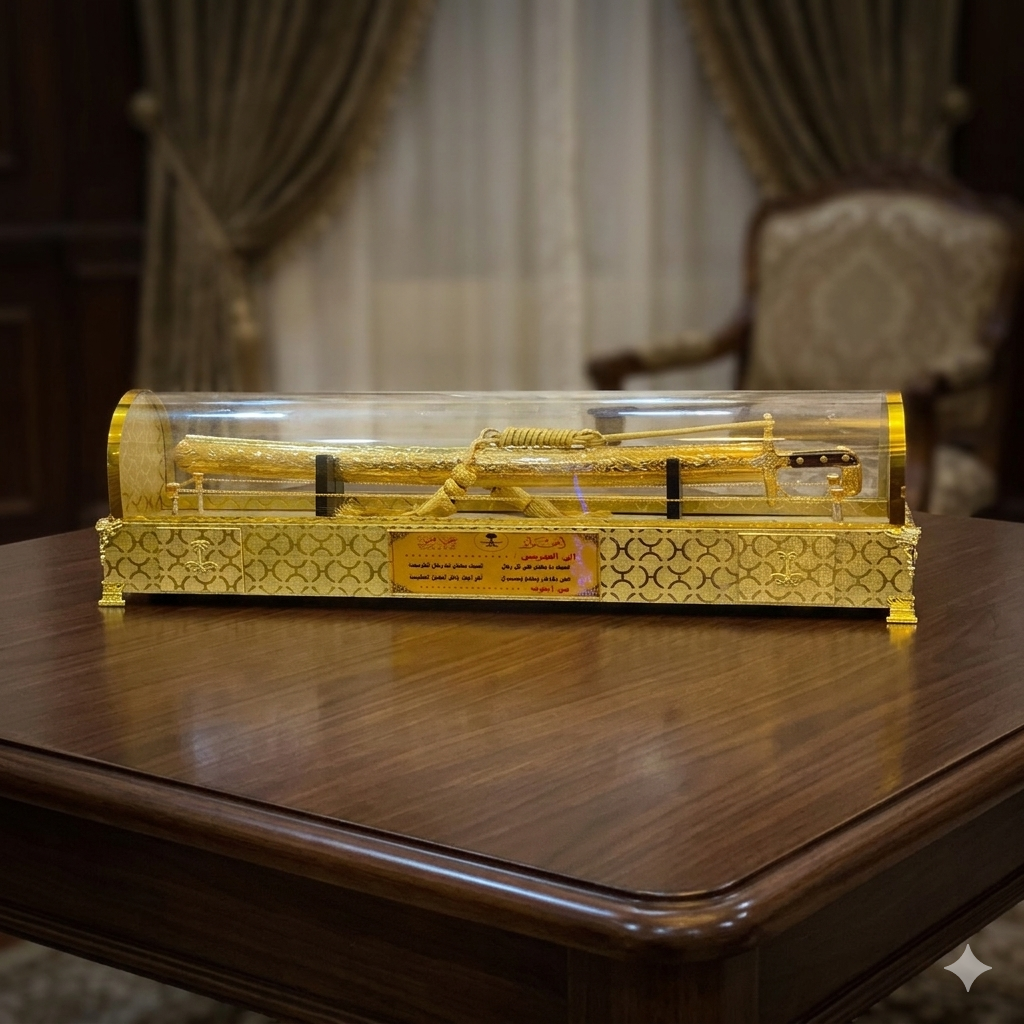 1773982620452 سيف كبير سوري مذهب داخل صندوق#15 - الصورة 1