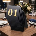 أرقام طاولات أكرليك فاخرة عدد 10 ارقام#01