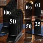 أرقام طاولات أكرليك فاخرة عدد 10ارقام#02