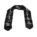 وشاح تخرج اسود  – بصمة فخر 🎓