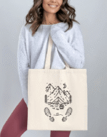 ⁦حقيبة "توت باق" قطنية (بتصميم خاص) – مزيج بين الأناقة والاستدامة⁩ - الصورة ⁦5⁩