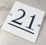 ⁦ترقيم شقق ومكاتب10 ×10 سم⁩ - الصورة ⁦2⁩