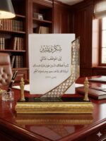 درع "الأصالة" التذكاري – دمج الفن الإسلامي بالعصرية#2543